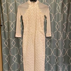 Vintage Mermaid Wedding Dress & Detachable Train